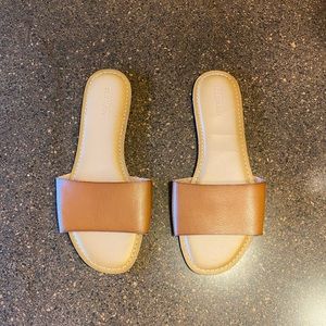 Faux-Leather Old Navy Slide Sandals